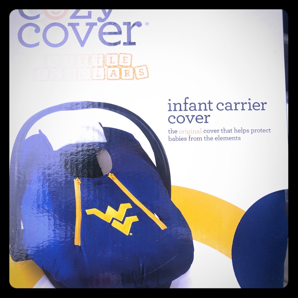 Baby wvu cover car seat